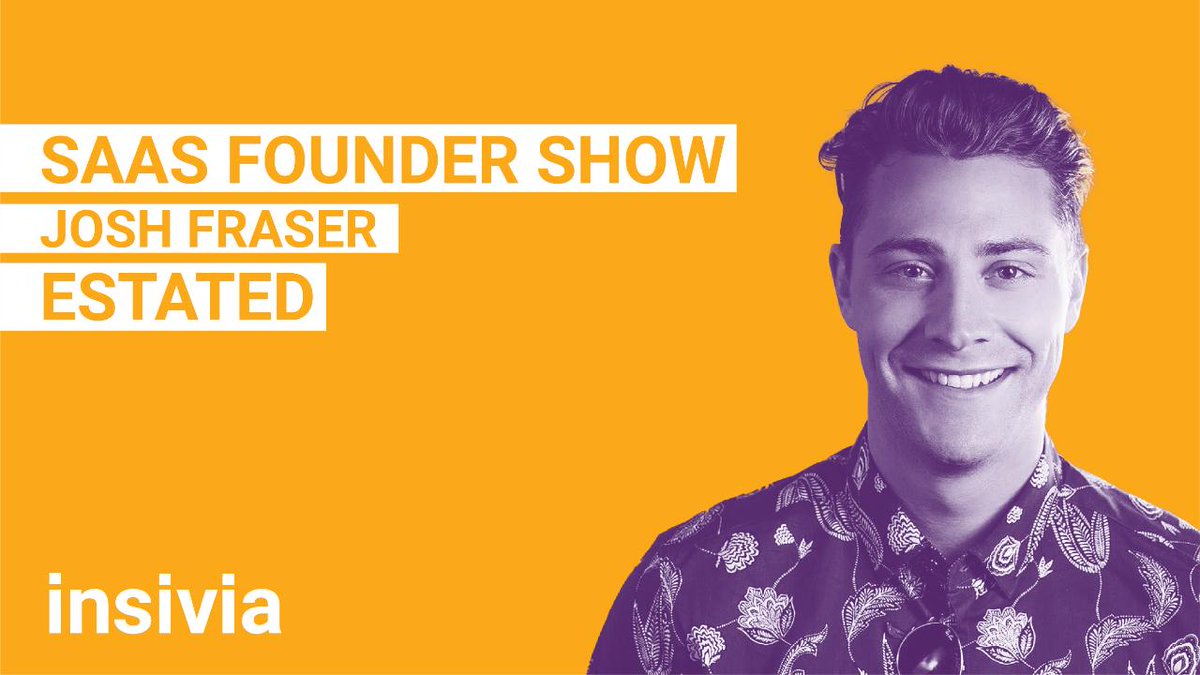 EstatedData's tweet photo. We're excited to announce CEO @jgfraser will join @Insivia CEO @AndyHalko on the #SaaSFounderShow 🎙️next Wednesday, July 13 to discuss successful entrepreneurship for #SaaS companies 📈!
Tune in here: https://t.co/jy8jOHnyup
#Insivia #ActBold #ThinkSmart #SaaSFounders https://t.co/nUjS2sgfM4