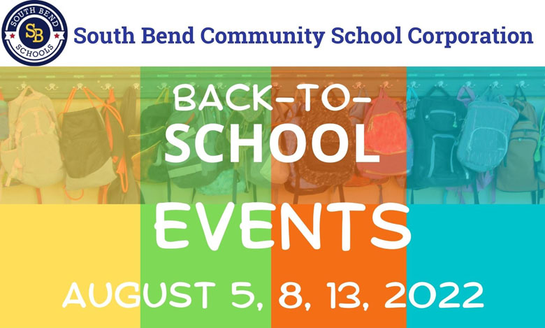 SBCSC will hold 3 back-to-school events in Aug to prepare students &amp; families for the first days of school. There will be 2 walk-in registration days at the elementary &amp; middle schools &amp; a 1-day Back-to-School Bash. @drtoddc <a href="/educatorbwhite/">Brandon C. White, Ph.D.</a> #backtoschool sb.school/news/back-to-s…