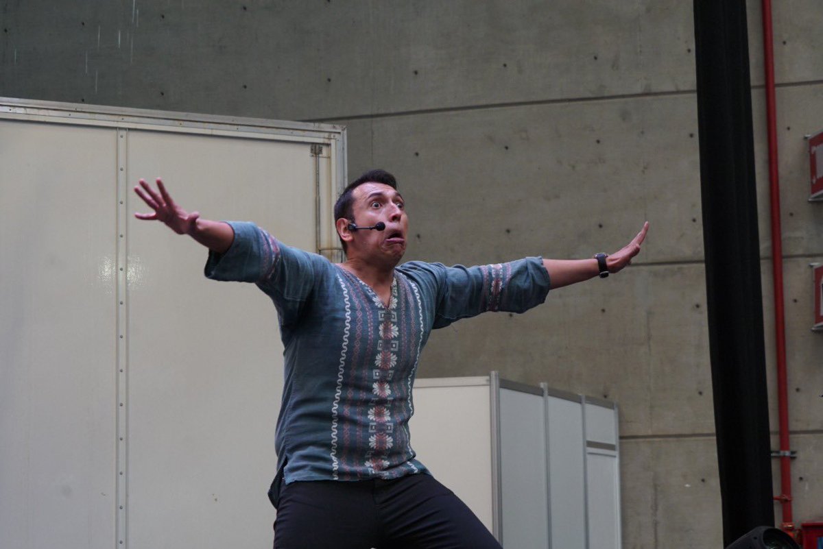 FenalMX's tweet image. Los niños y niñas se divierten en el último día de #MiFenal con @IkhariaTeatro