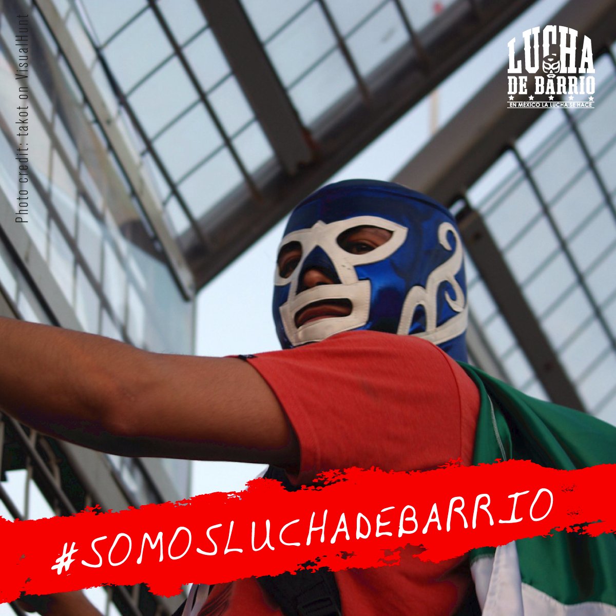 lucha_mx's tweet photo. Orgullosamente #SomosLuchaDeBarrio https://t.co/UZlt9lOPSj