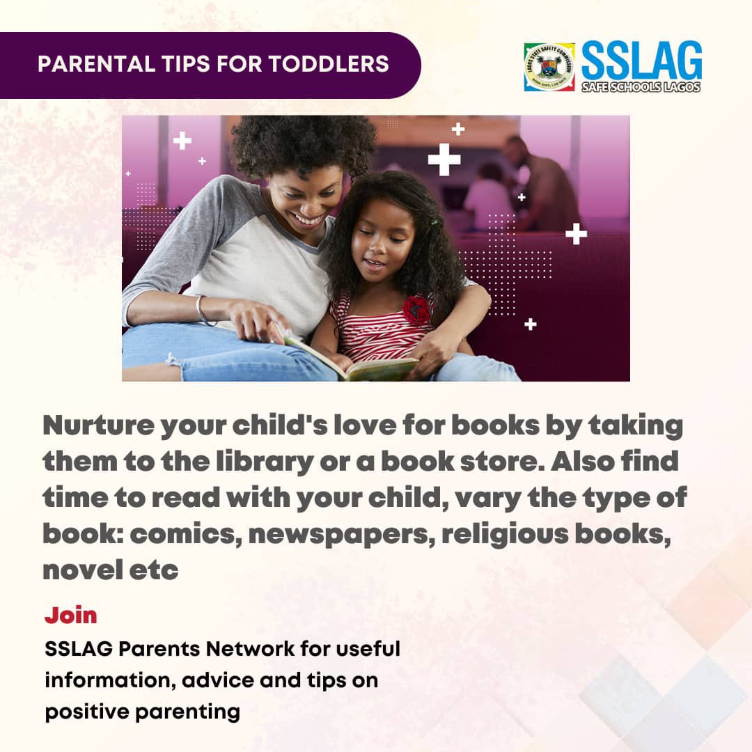 safeschoolslag1's tweet photo. Parental Tips for Toddlers. Safe Schools Lagos https://t.co/5uHSAThr7h