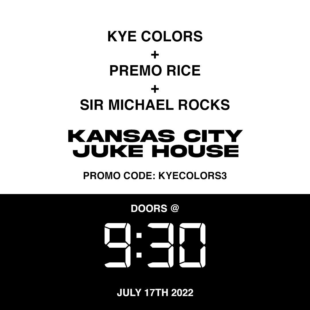 KC, I’ll be opening up for <a href="/PremoRice/">God’s Specialist 🍚</a> + <a href="/SirMichaelRocks/">Mikey Rocks</a> on July 17th at The Juke House

80’s Best Dress Party 🕺🏽

I’ll see you there!