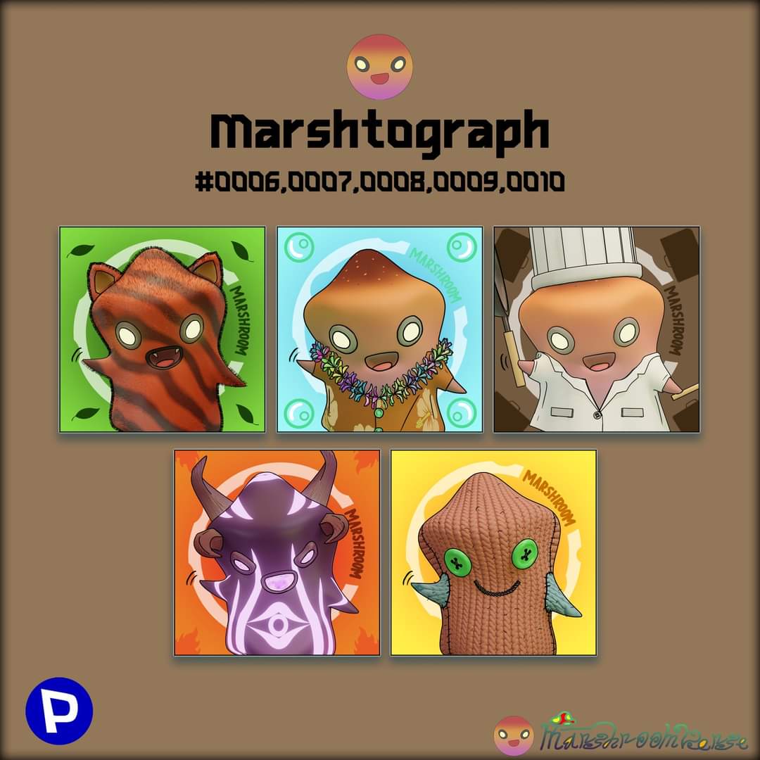 **DROP ALERT!!!**
2nd set of Marshtograph has drop by now!!! go check it out!!!

paras.id/collection/mar…

#nft  #c4c #Card4Card #NFT #NFTTHAILAND #Digital #NFTCollection #NFTCommumity #ParasHQ #NFTdrop  #PARASnft