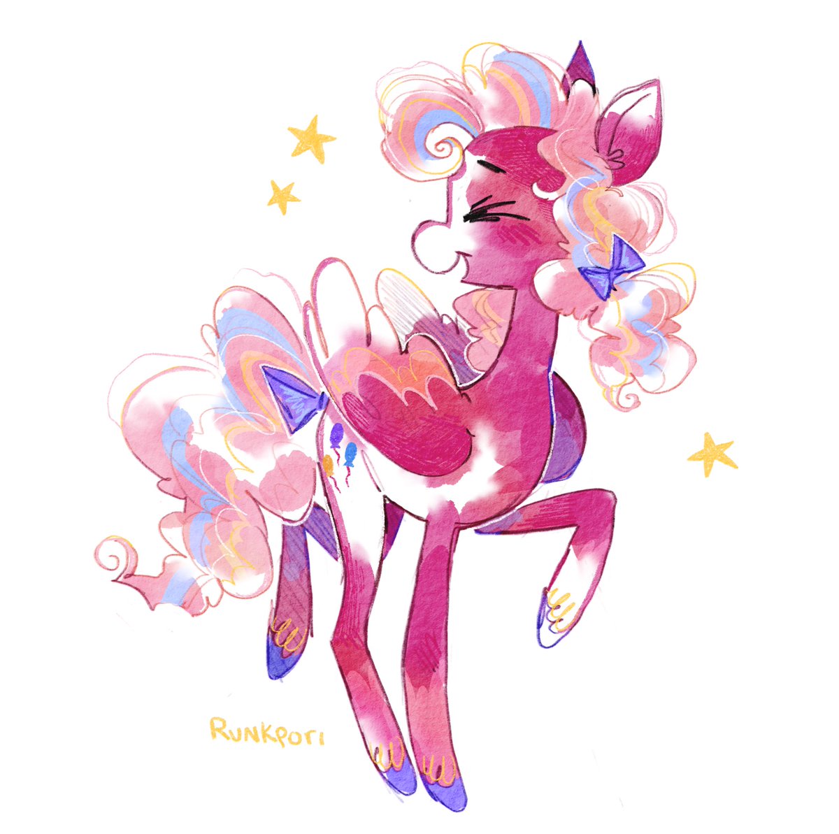 「pinkie pie redesign 」|henry⌛️のイラスト