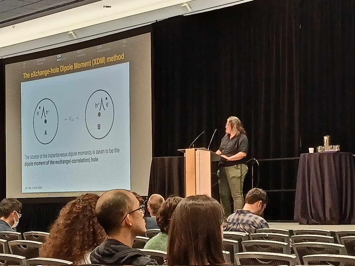 Dario_B_L's tweet photo. Dirac medal winner Erin Johnson on dispersion and DFT! Beautiful talk!

#WATOC2020 https://t.co/Dv8Q4kUhXi