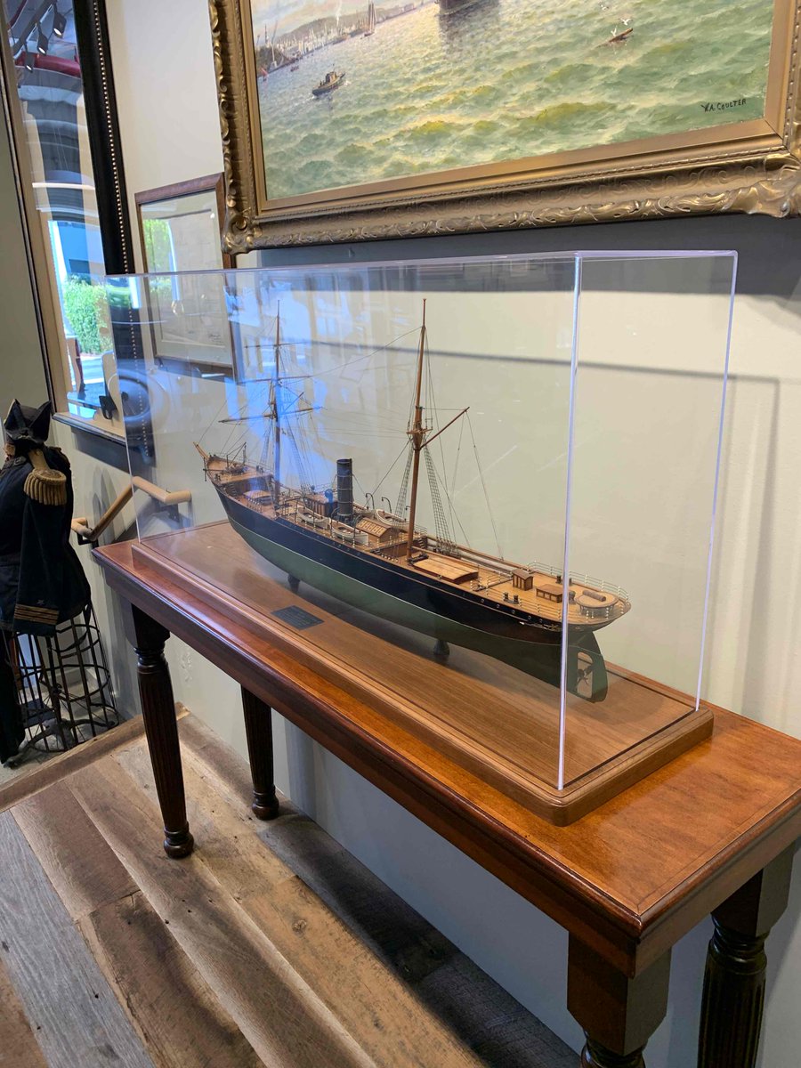 bringpro's tweet photo. Ahoy! We had the honor of transporting this antique model ship to a local museum today!

#BringPro #Antique #ships #model #whiteglove https://t.co/I9pcYqKuni