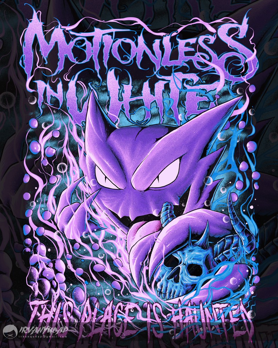 Late post
Haunter design i did for <a href="/MIWband/">Motionless In White</a> for their tour merch.
Thanks <a href="/COLORTESTMERCH/">COLORTEST MERCH</a>. Such big honor for me!