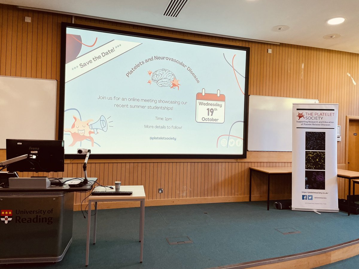I learned loads about platelets and met amazing people at the <a href="/plateletsociety/">The Platelet Society</a> summer school this year! Thanks to the organisers <a href="/RdgPlateletLabs/">Reading Platelet Labs</a> and all the speakers. See you at the Platelets and Neurovascular Disease meeting! <a href="/MMU_thrombosis/">MMU Thrombosis Research Group</a>