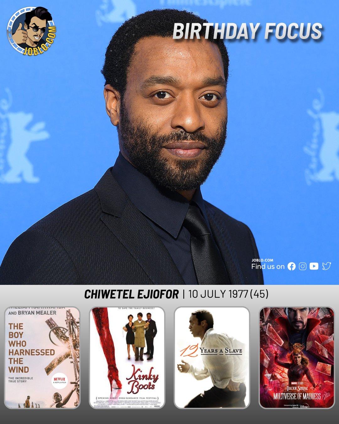 Happy Birthday to Chiwetel Ejiofor! 