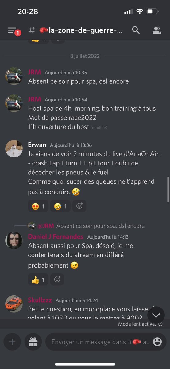 AnastasiaLps's tweet photo. Essayer de progresser tranquillement sur iRacing sans déranger personne et se faire « tacler » par des gamins de 12 ans qui sortent pas de leurs chambres
Parce que vous avez un grand clapet devant votre écran je me permets de vous afficher bande de petites merdes :) https://t.co/57PcX1OVNm