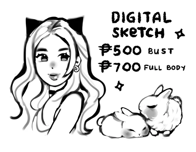 digital sketch commissions at table 41 ✨ 