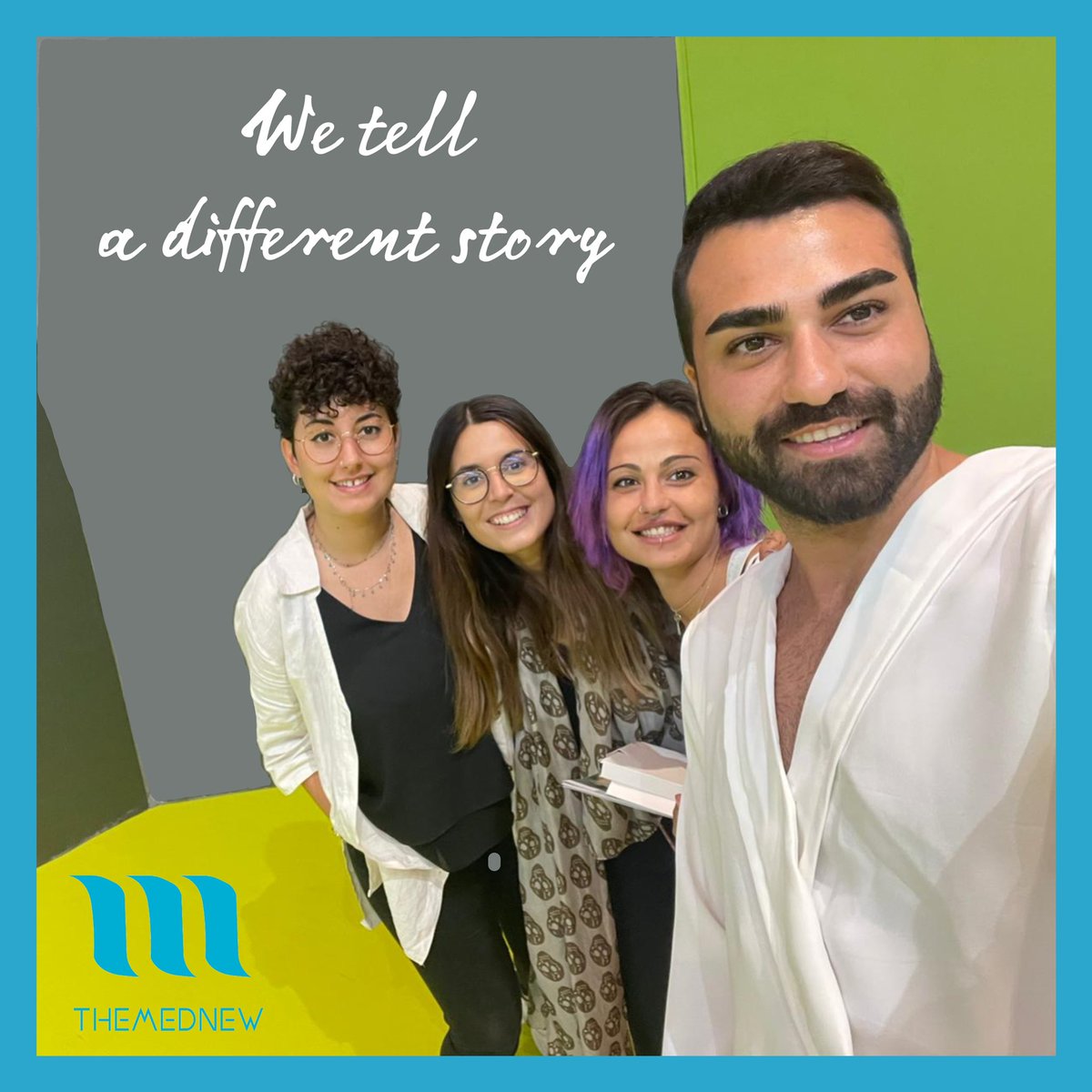 Our young mednews from Paris <a href="/PremiereVision/">Première Vision</a> 🇫🇷😃 
Because we young people are protagonist of THEMEDNEW 🌊 
Because we tell a different story 🌊

@ENICBCMed @enicbc <a href="/MedYouthNet/">Mediterranean Youth Network</a> #gomed #youthempowerment