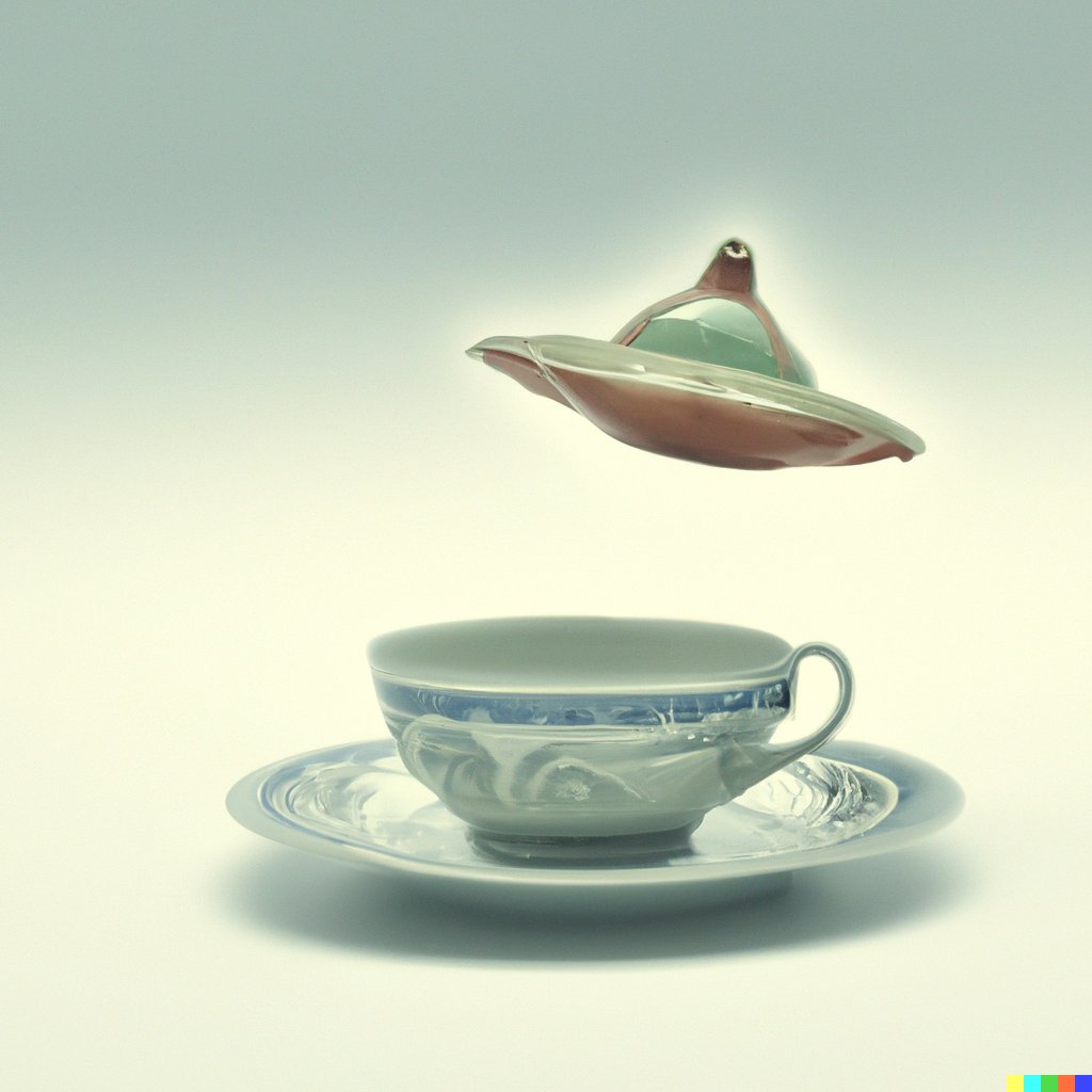 Photonwind's tweet image. a flying tea saucer - prompt generation results by #openai #dalle
too good not to share. #iwanteabelieve