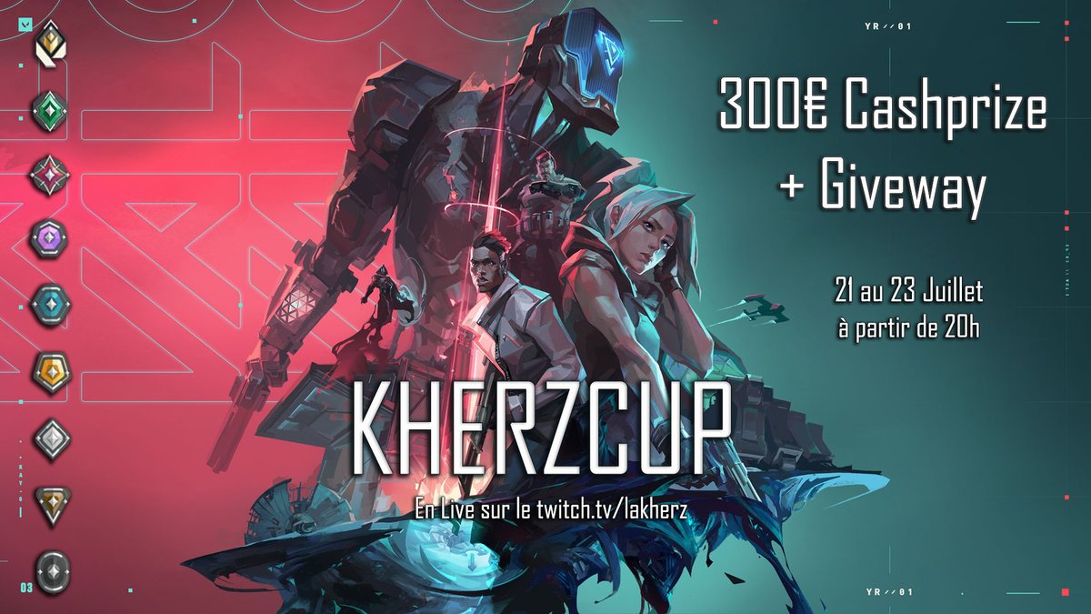 LaKherz's tweet photo. La KherzCup 2ème édition du 21/07 au 23/07 avec 300€ de Cashprize.
La participation est gratuite et ouverte à tout ELO. N'importe qui peut faire la cup, à condition d'avoir une équipe balance.

    RT + Follow pour la deuxième édition !

⚠️Condition d'inscription sous le tweet⚠️ https://t.co/aDaRY5A4Bg