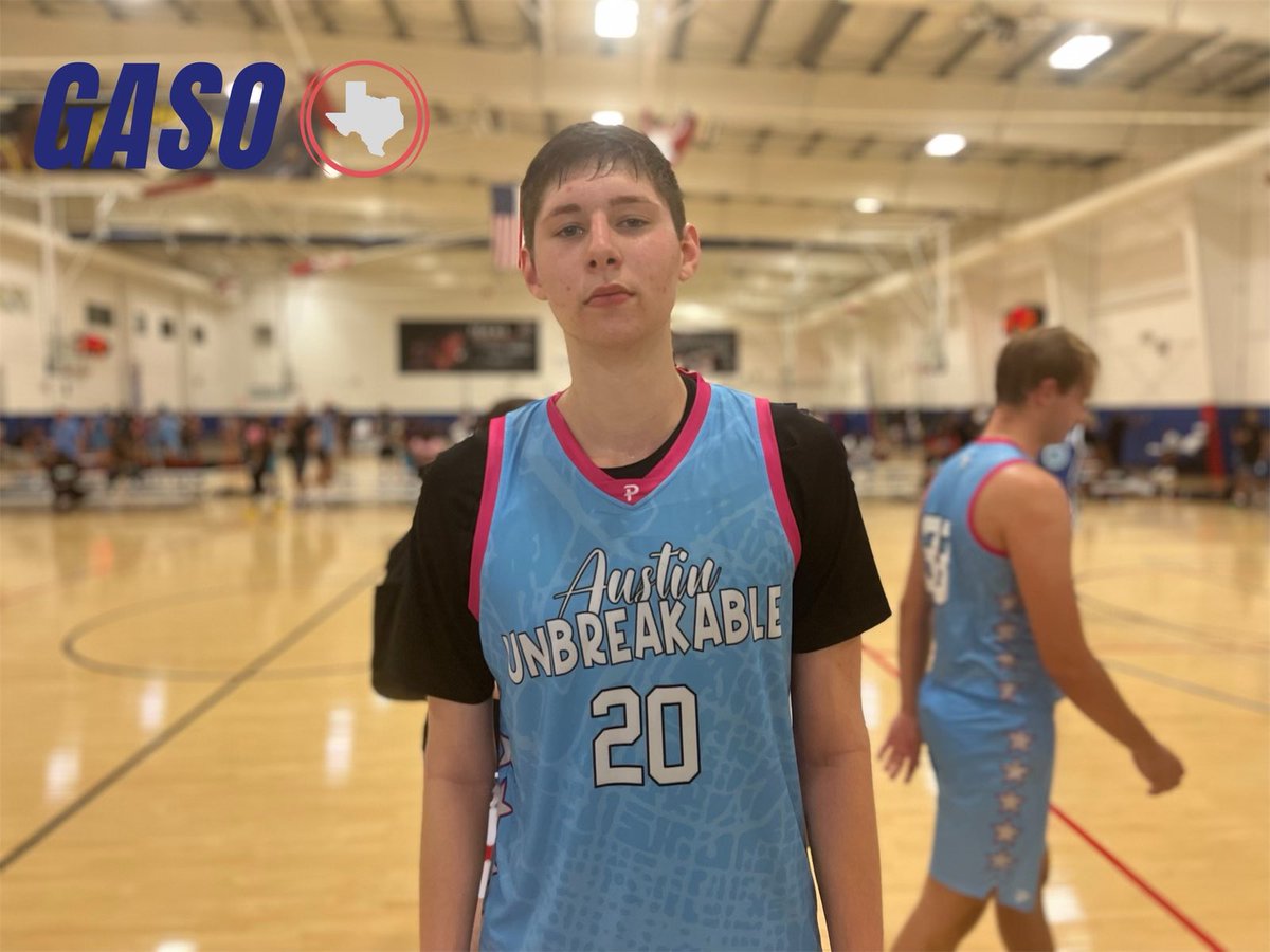 #GASOLIVE22 Top Performer @KollinAllbright - @ub_austin 2024 - @sacentralhoops • Shot blocker • Quick finishes around the basket • Lefty that uses his length well #GASO | Everyone’s Big Stage