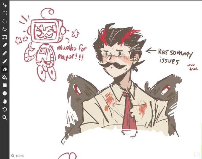 Aggie with @PinkInInk2 drawing my current favorites 