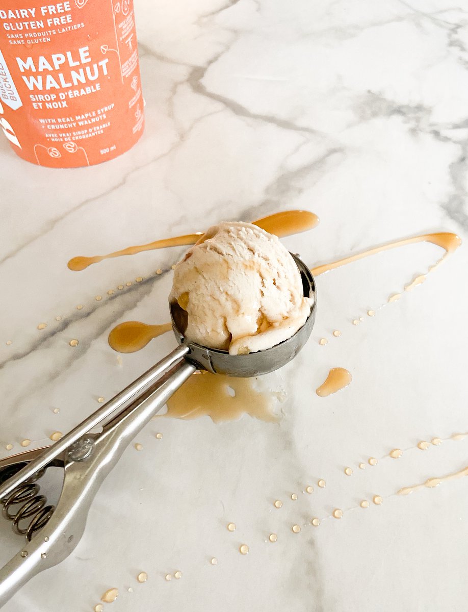 simplybuck's tweet photo. Maple Walnut gelato. 🍁 
​
​A True North staple. With crunchy walnuts and pure Maple Syrup, each bite transports us back to our Canadian roots. 
​
​Free of artificial colours and flavours.
​
 https://t.co/kKR4RH7oKO https://t.co/kPMuIuj6r5