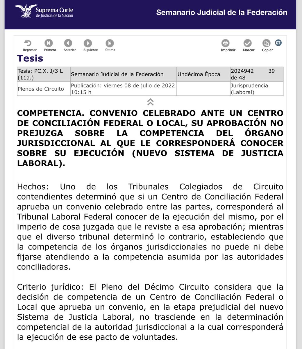 abuelosho's tweet photo. Hoy como cada semana, llegamos a un nuevo #ViernesDeJurisprudencia, aquí las que consideramos las más trascendentes en materia laboral y de seguridad social 👀📝👇🏼 https://t.co/eIbtQRZgLX