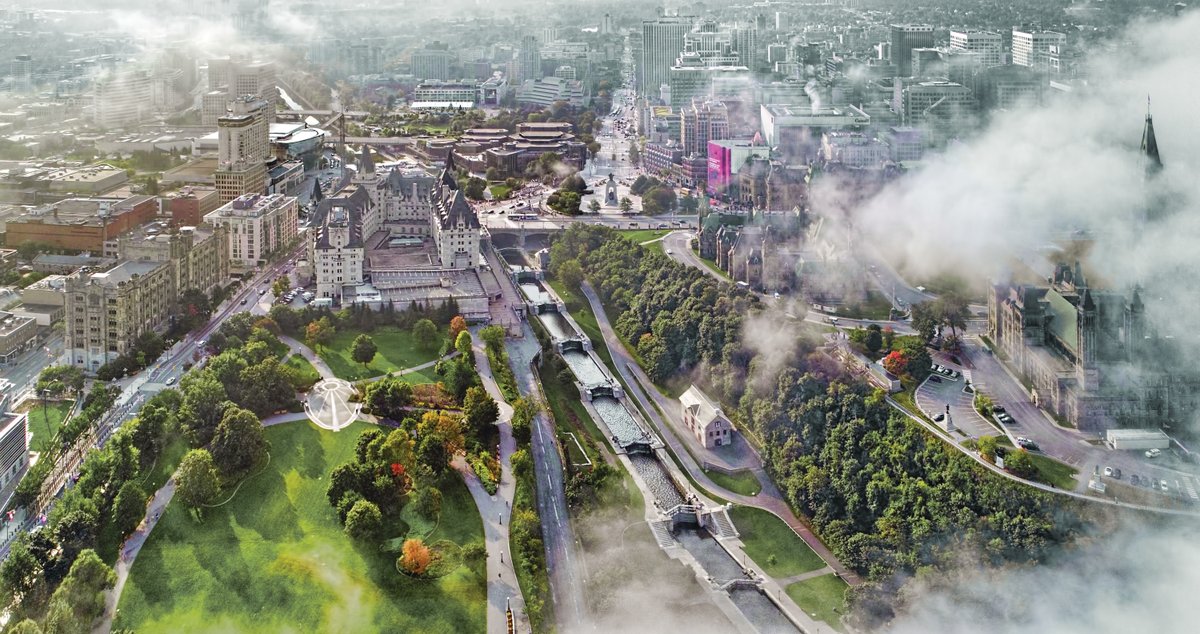 #MuseumMonday We're kicking off <a href="/nationaltrustca/">National Trust for Canada</a> Historic Places Days with this unbelievable aerial photograph of the #Ottawa Locks captured by John McQuarrie in 2018.🏛️ #historicplacesdays

What's your favourite historic place? We're hoping we already know the answer! 😘🏛️❤️