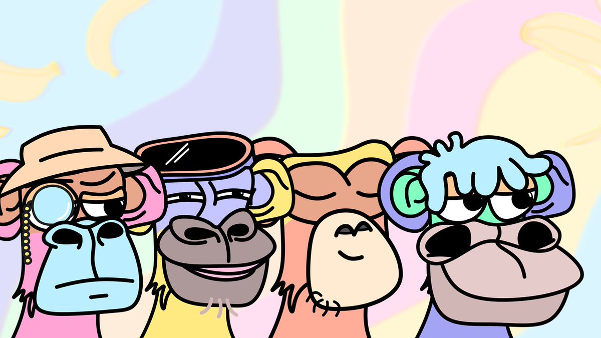 GoofyApes's tweet photo. Another day - another giveaway!

🦍GIVING AWAY 11 WL SPOTS🦍

WL gets FREE MINT!

To Enter:
🍌 Follow @GoofyApes 🍌
🍌 Like &amp; RT! 🍌
🍌 Tag 3 apes! 🍌

⏱ 24H https://t.co/T37o2bZZUH