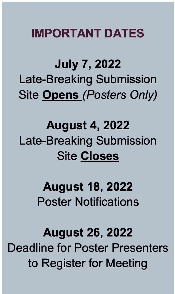 There is still time to submit late breaking abstracts for #RRS2022 in Hawaii! Don't miss it, the program is already looking awesome thanks to the great work by @JulieSchwarz14!