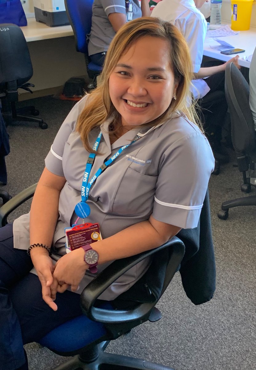 hillingdondns's tweet photo. 😊 We are very excited to introduce you to our very first International Recruitee, the lovely Dee Community Staff Nurse with the Uxbridge DN team - Welcome to the @CNWLNHS family Dee, we are looking forward to working alongside you! 🇵🇭🇬🇧 https://t.co/w36BZf6hRE