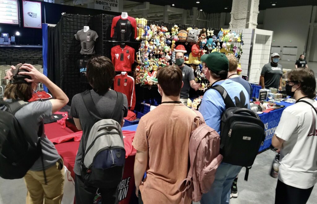 GamingGen's tweet photo. We are now open at the #DoubleDown in Vegas! Stop by the booth and pick up some official #DD & #VGBC gear. @VGBootCamp @VGBC_GimR @VGBC_Aposl @TongNeverSleeps https://t.co/3ouN873guR