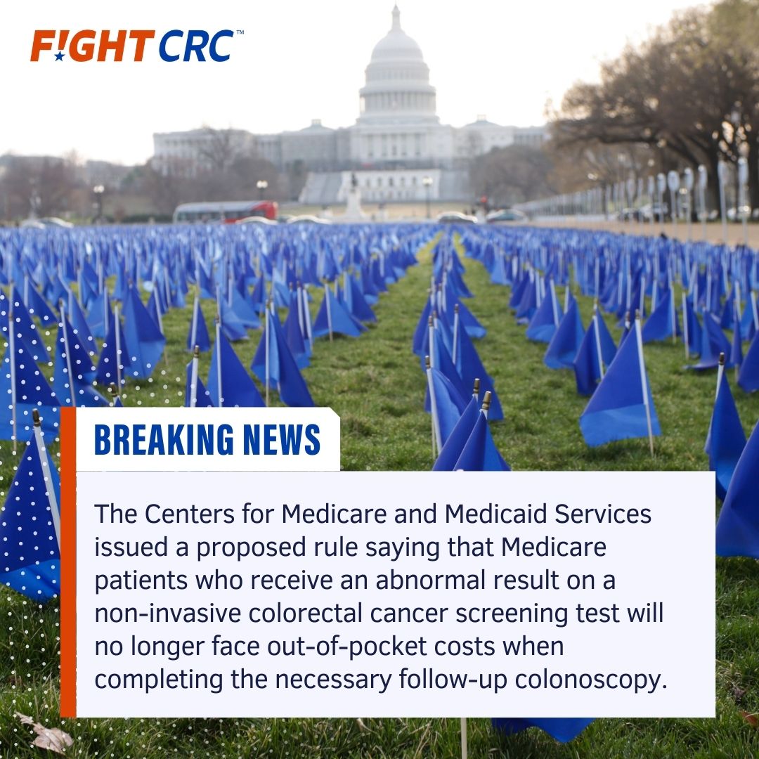 FightCRC's tweet photo. This is HUGE news ‼️ The @CMSGov  rule will now be open for public comment before it is finalized! Advocates, stay tuned for more information on how you can add your voice in support of this important policy change. 

https://t.co/M8b7NqCQNy https://t.co/pg3No2ILEY