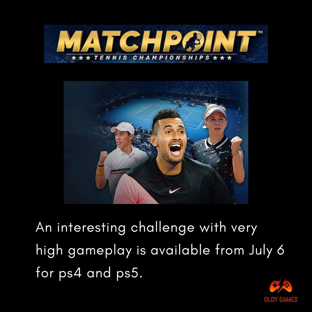 Match Point Tennis Championship available now!
VISIT: oldygames.com
#gamedev #indiedev #GamingNews #gamingcommunity #gamer #PS4live #PS5 #MatchpointTennisChampionships #MatchpointGame #july #news