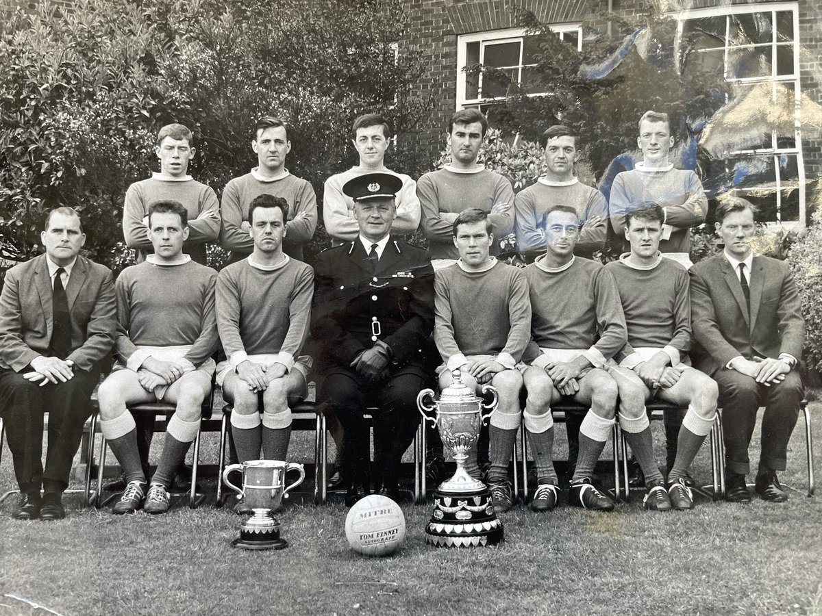 merpolchiefcon's tweet image. Left a great force to join another today. Heavy heart as I leave friends and colleagues @MerseyPolice who have been such a big part of my family’s life. Thank you so much. A photo of my father (top left) in 1966 with the all conquering Merseyside Police team.