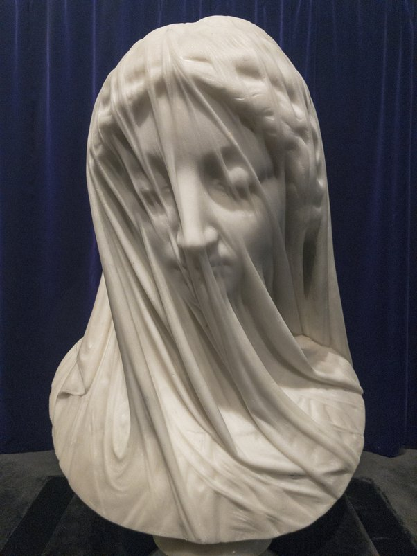 JoelKatz's tweet photo. It is incredible how thin and light the veil seems in this solid marble sculpture. https://t.co/il3nQ8YbMU