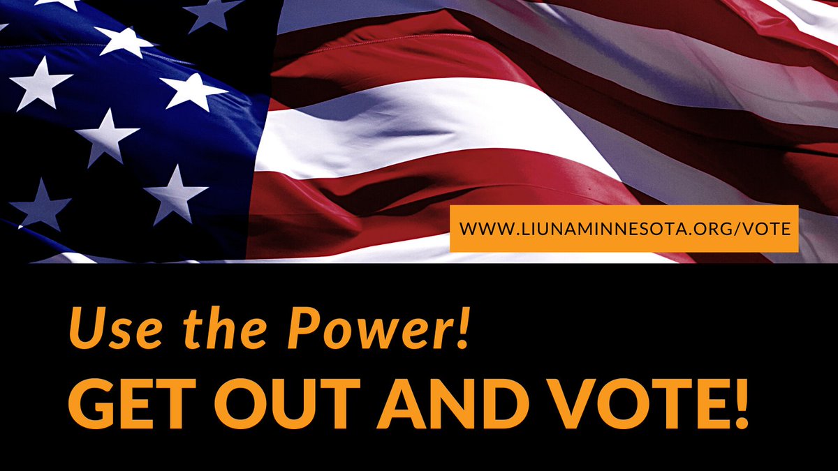 LIUNAMinnesota's tweet image. Aug 9 is MN's #primaryelection day. Early voting began on Jun 24 and will continue until Aug 8. See our online resources to help you make your plan to #VoteEarly: liunaminnesota.org/vote, + check out our endorsed candidates: liunaminnesota.org/endorsements. #UseThePower #LIUNA