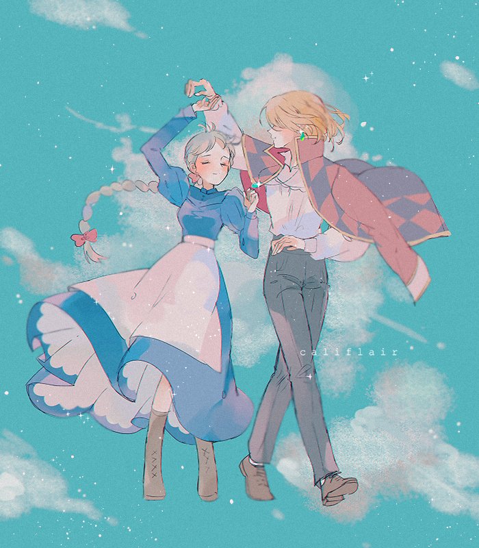 「our footsteps are music ☁️ 」|cali🔅Pinclubのイラスト