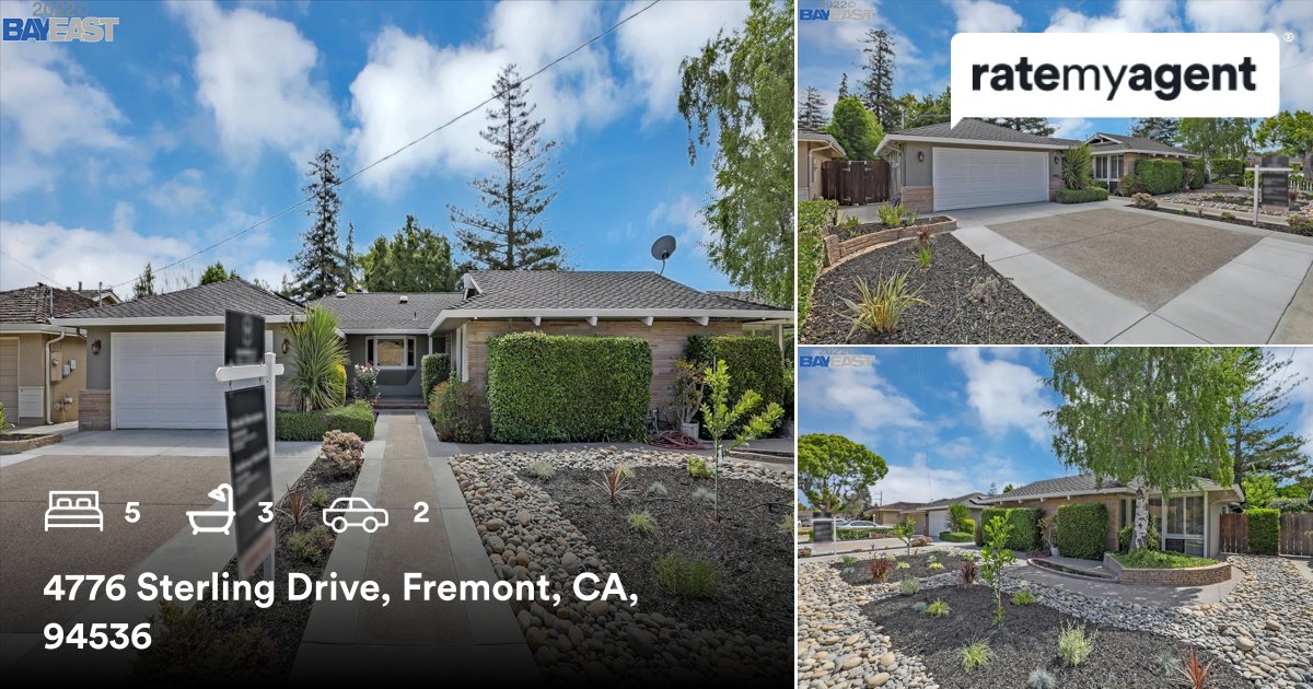 MarinelliRE's tweet photo. 5 🛌 3 🛀 2 🚘
📍 4776 Sterling Drive, Glenmoor, Fremont, Alameda County, CA, 94536

My latest listing on #RateMyAgent
https://t.co/ECPw1Zj327 https://t.co/T98wmRqatS