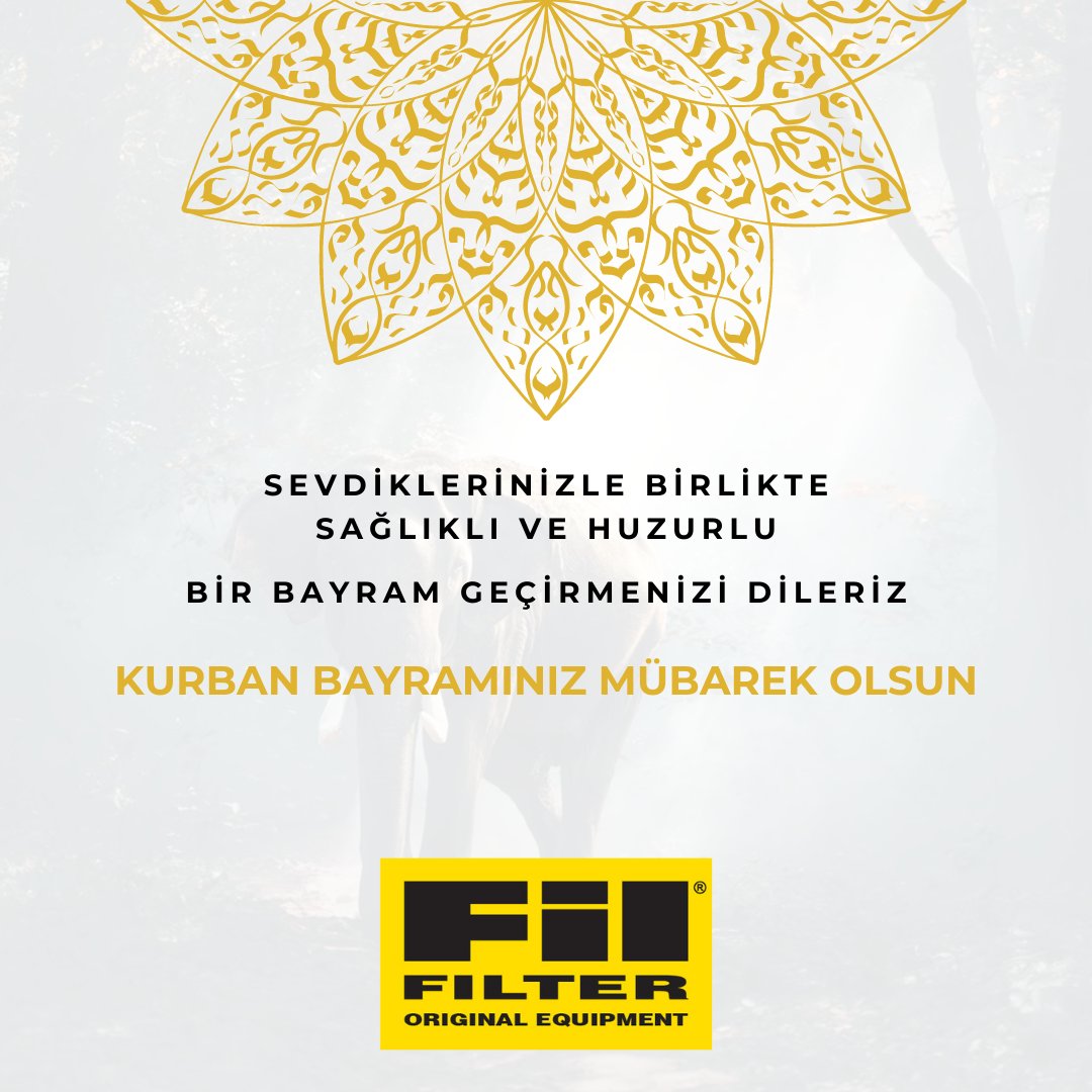 filfiltre's tweet image. Sevdiklerinizle mutlu, huzurlu ve sağlıklı bir bayram geçirmeniz dileğiyle. Kurban Bayramınız mübarek olsun!
#KurbanBayramı #HayırlıBayramlar #weareFIL #FilFiltre