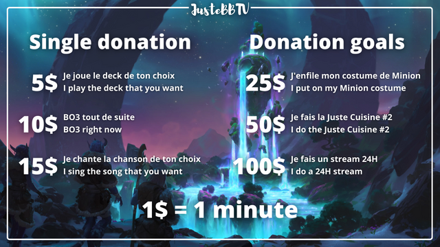 justeBBTV's tweet photo. Les amis ! Dès demain matin et pour toute la semaine, suite à l'invitation de @baemwe, je soutiendrai l'association @WRRAP dédiée aux droits des femmes et vous trouverez juste en-dessous mes donation goals en espérant qu'ils vous donnent envie... À demain, 9h30 ! https://t.co/JsmLhG20uy