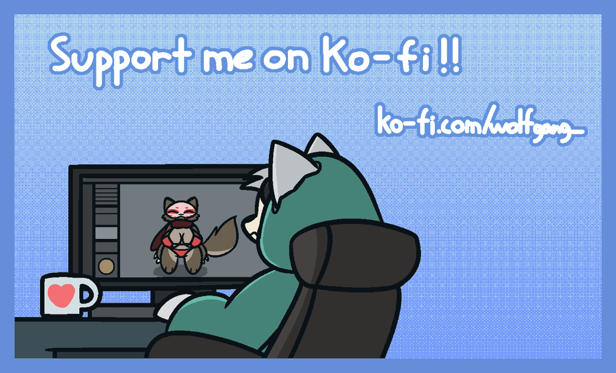 wlfg_ng's tweet photo. shameless promotion to my stuff, oh no!!!

ko-fi
https://t.co/WWr2ugFYrN
newgrounds (warning nsfw)
https://t.co/JUwRtbIONb https://t.co/jhCPHZyhpM