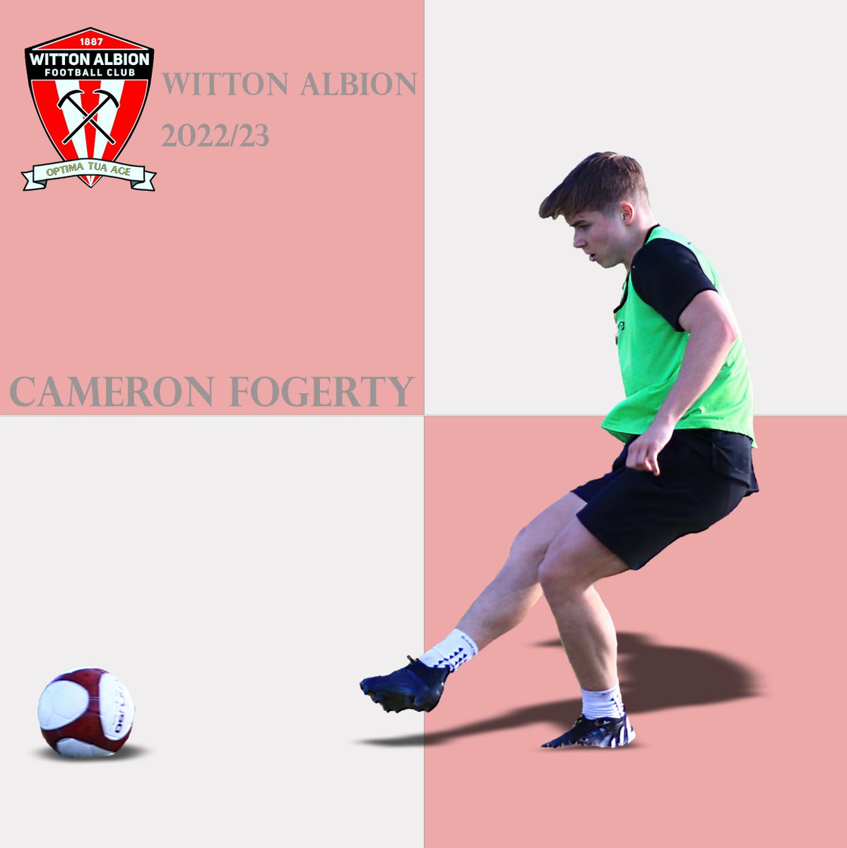 WittonAlbion's tweet photo. New Signing! Exciting youngster Cameron Fogerty joins us for 2022/23!
The 18yr old midfielder had his break though season last term with Hyde United, playing 34 times and scoring once.
He becomes the latest member of Mackens carefully assembled squad.
Welcome to Witton Cameron! https://t.co/LEBTNqCU0y