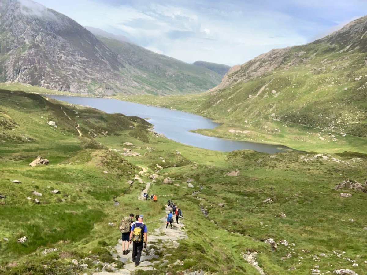 BiddulphHigh's tweet photo. A tough final day for our 11 Gold Expeditioners. All 11 passed and finished today by navigating down through 'Devil's Kitchen' to their final checkpoint of Ogwen Cottage. #dukeofedinburghaward https://t.co/k70Fj9hwX2