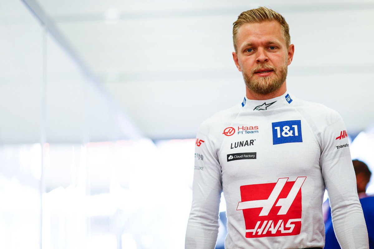 HaasF1Team's tweet photo. Following the deletion of Perez’s qualifying lap times in Q3, K-Mag and Mick have both been promoted one spot up the starting grid.

P6 for MAG, P7 for MSC 🥳

#HaasF1 #AustrianGP https://t.co/kX3XtoCIVO