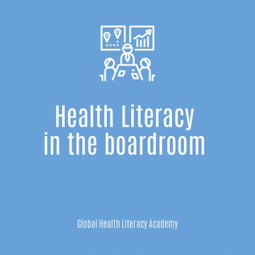 Health literacy is becoming a boardroom priority. Business leaders need to be at the forefront to shape health literate organizations for equity, inclusivity and greater resilience.
#healthliteracy #businessvalue #businessasset #KPI #equity #resilience #futurehealth #boardroom