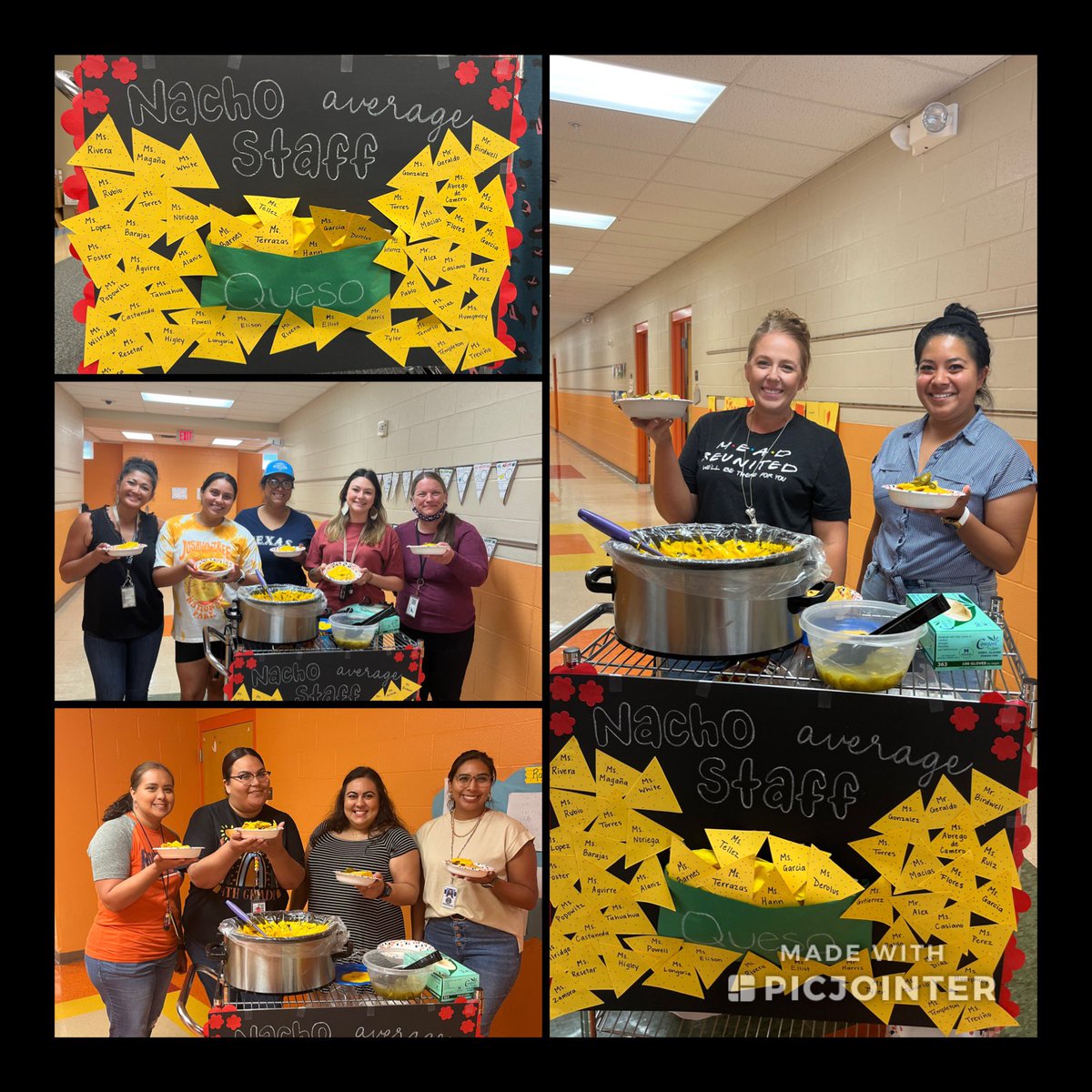 ashleyhann5th's tweet photo. Mead Summer School Staff is “NACHO average staff”! @mbarboox @mrsaleeh_ @alynt91 #MeadSummerSchool #NISDMead https://t.co/Nj1yBxv5dB