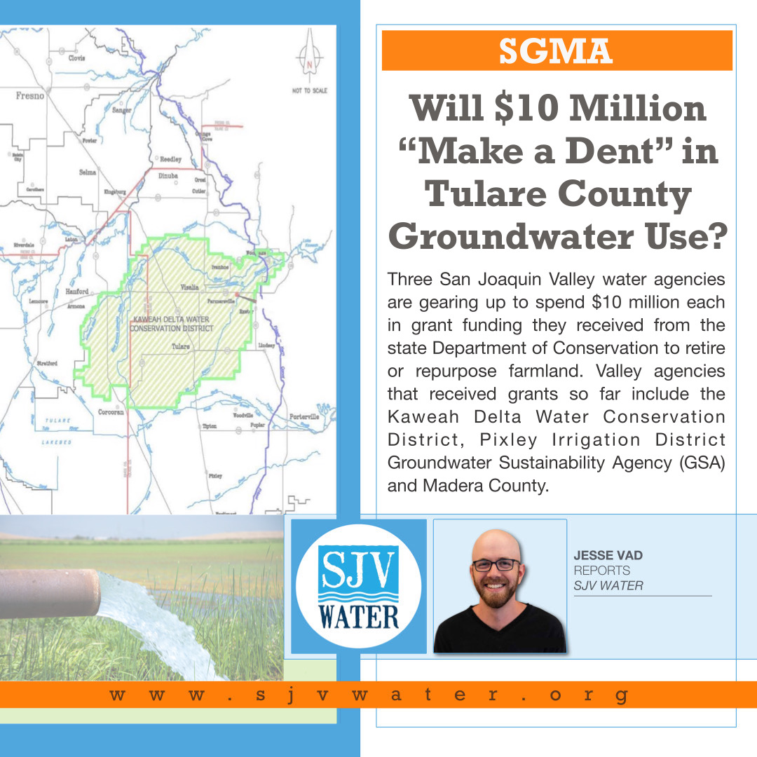 SJVWater's tweet image. #tularecounty #tularecountywater #kaweahdelta #GSA #pixley #wateragencies #sanjoaquinvalleywater @VadJesse #sjvwater #independentjournalism #nonprofitnews #sjvmedia sjvwater.org