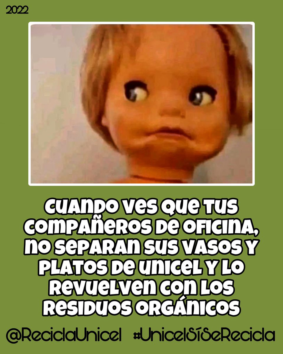 reciclaunicel's tweet photo. ¿LES HA PASADO?
🤓Sin importar el tipo #residuo #valorizable,  debidamente #acopiado y #separado:#noesbasura
Recuerda que ningún #proceso de #reciclaje existe, si el material o #producto #postconsumo no se #acopia debidamente
#difundamos este #mensaje #unicel 
#unicelsíserecicla https://t.co/haiqA3m1Se