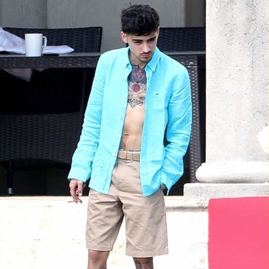 Estoy muy emocionado de poder asistir al gender reveal de los bebés de Anto (mis ahijados) y vine de azul porque creo que ambos serán niños. #TWINSDOMITBORGOIN