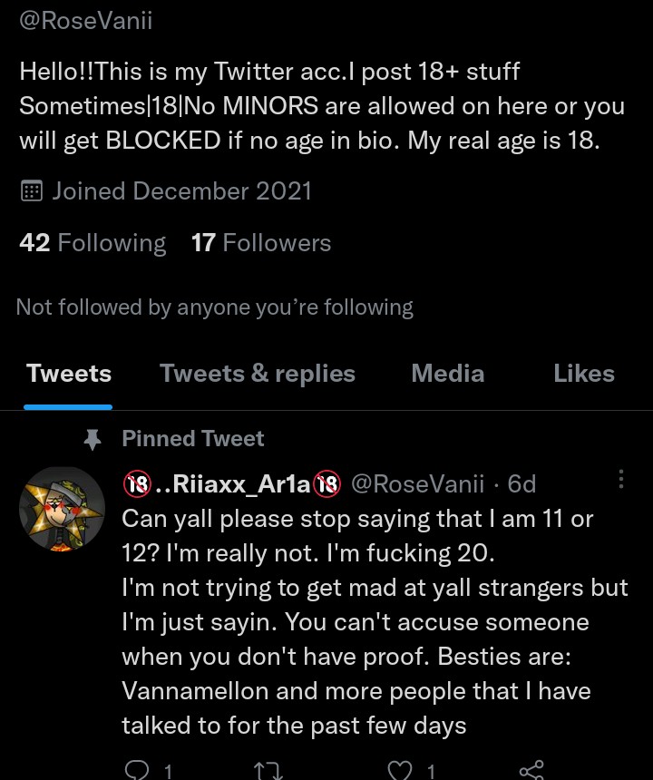 moon_the_drop's tweet photo. @RoseVanii  Kid- you've fucked up and just admit it. Didn't know someone could be 20 and 18 at the same god damn time. https://t.co/TtNRT8gzXQ