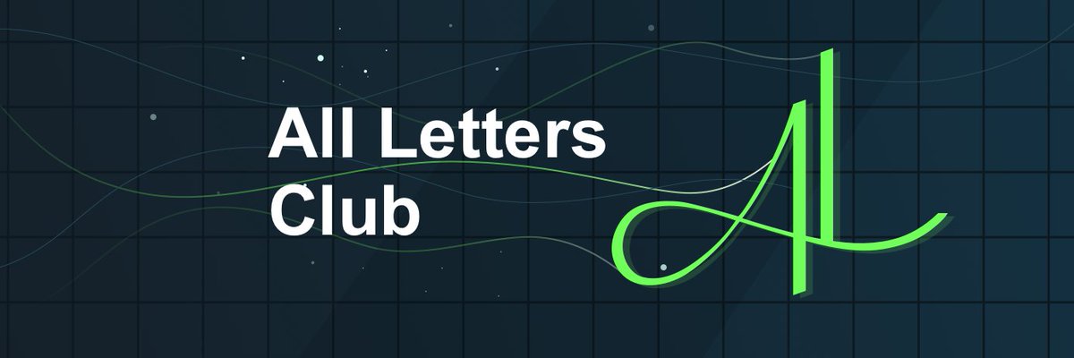 All Letters Club tweet media