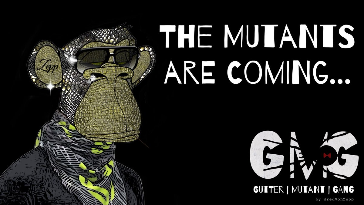 The Mutants are coming…👀

We just re-opened the #GutterMutantGang whitelist at dredVonZepp.com

If you have already signed up, you may sign up again for one additional mint spot.

Thank you all for your interest and support. 🙏