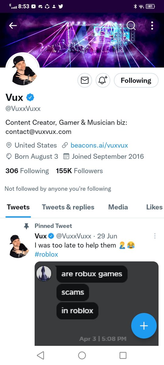 THEMIGREL's tweet photo. @vuxvux Done follow and let see who gonna win
Vuxvux https://t.co/fGcNkGckCs