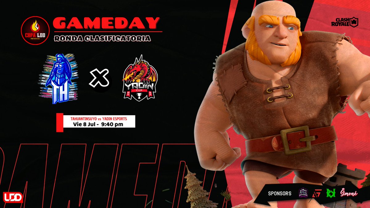 COPA LDD (@copaldd) on Twitter photo #MatchDay🔥
Conoceremos al 6to clasificado al presencial en un gran partido.
<a href="/TahuantinsuyoE/">Tahuantinsuyo Esports</a> 🆚️ @YadinEsports
Disfrutalo EN VIVO en el canal de @pa_in_ted desde las 9:40pm🇵🇪.
#Rumbo_Al_Presencial🔥 #MatchDay🔥
Conoceremos al 6to clasificado al presencial en un gran partido.
<a href="/TahuantinsuyoE/">Tahuantinsuyo Esports</a> 🆚️ @YadinEsports
Disfrutalo EN VIVO en el canal de @pa_in_ted desde las 9:40pm🇵🇪.
#Rumbo_Al_Presencial🔥